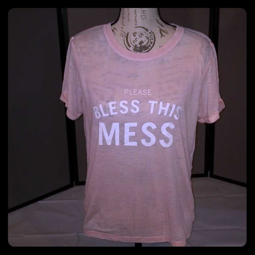 Sheer Forever 21 Tee Size Large